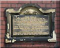 War memorial plaque, Church Street, Morley