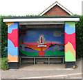 Bus shelter in Dereham Road, Easton