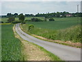 Country lane towards Groton