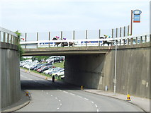 TQ2158 : Bridge over Langley Vale Road by Malc McDonald
