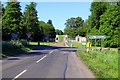 Road junction outside Stowe School