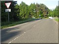 Junction of the A90 and B953 at Tealing, Angus