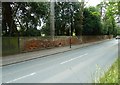 Decaying brick wall in Summer Hill