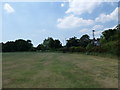 Seat on the boundary at Chislehurst Cricket Club