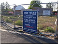 For Sale sign, development site, Corporation Street, Rugby