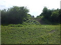 Embankment of the Iron Age fort, Caerau