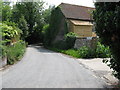 Ivy clad barn on Blackstone Lane