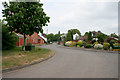 Looking up Lower Green, Findern