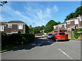 Looking from Mole Hill into Dogwood Close