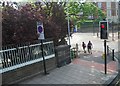 Traffic lights at the end of Valley Bridge