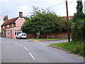 Hollesley Village Sign and The Street, Fox Hill