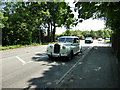 Wedding car in Blackbrook Lane