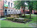 Tombs in the churchyard at St. Mary