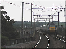 NT9953 : HST on the Royal Border Bridge by Stephen Craven