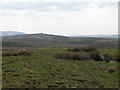 NY7461 : Panorama from the currick on Curricks Rigg (5: W - The Beacon) by Mike Quinn