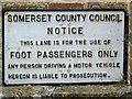 Foot Passengers Only, Langport