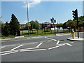 Traffic lights in Blackbrook Lane