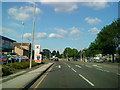 Nottingham Road at the junction with Eldon Road