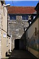 The entrance to Yarmouth Castle