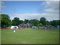 Cricket pavilion on the village green