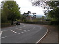 Looking west on the B-road leaving Shaftesbury