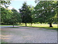 Empty car park at end of Church Hill, Lawford