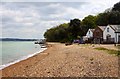 Looking along the beach towards Yarmouth