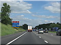 M6 motorway north of Cross Bank Farm