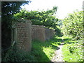 Curved Garden Wall