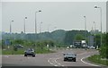 A418 roundabout above the A40