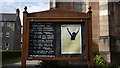 Notice board of social events - St Columba Church, Helensburgh