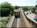 The view SW from Eastbrook railway station footbridge