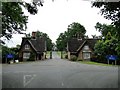 Lodges at the entrance to Old Buckenham Hall, Brettenham