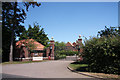 Entrance to Hadrian Stud, Newmarket