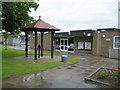 Arlesey: Village hall and pump