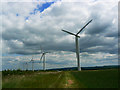 SU2391 : The five turbines of Westmill Windfarm, Watchfield by Brian Robert Marshall