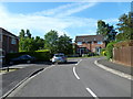 Approaching the junction of  Holly Drive and Spruce Avenue