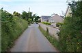 Bungalows on the eastern side of the hamlet of Penrhos