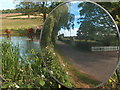 Mirror and mill pond at Cuckney, Notts