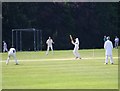 SP2043 : Ilmington cricket club on a Sunday afternoon by David P Howard