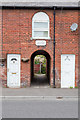 Alley through Victoria Cottages, Christchurch Road