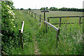 Footpath junction and bridge, Ferring