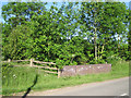 Station Road crosses a brook