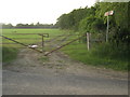 Footpath crosses Plurenden Road