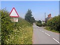 Roman road at Piggy-in-the-middle Cottages