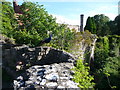 Part of Ruthin Castle walls