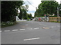 Level crossing gates on Station Road Isfield