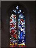TQ3769 : St. George's Church - stained glass window "Annunciation" by Mike Quinn