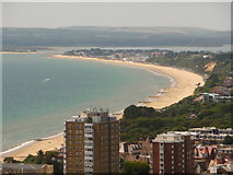 SZ0487 : Sandbanks: view from the Bournemouth balloon by Chris Downer