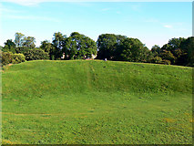 SP0201 : South-east across the Roman amphitheatre, Cirencester by Brian Robert Marshall